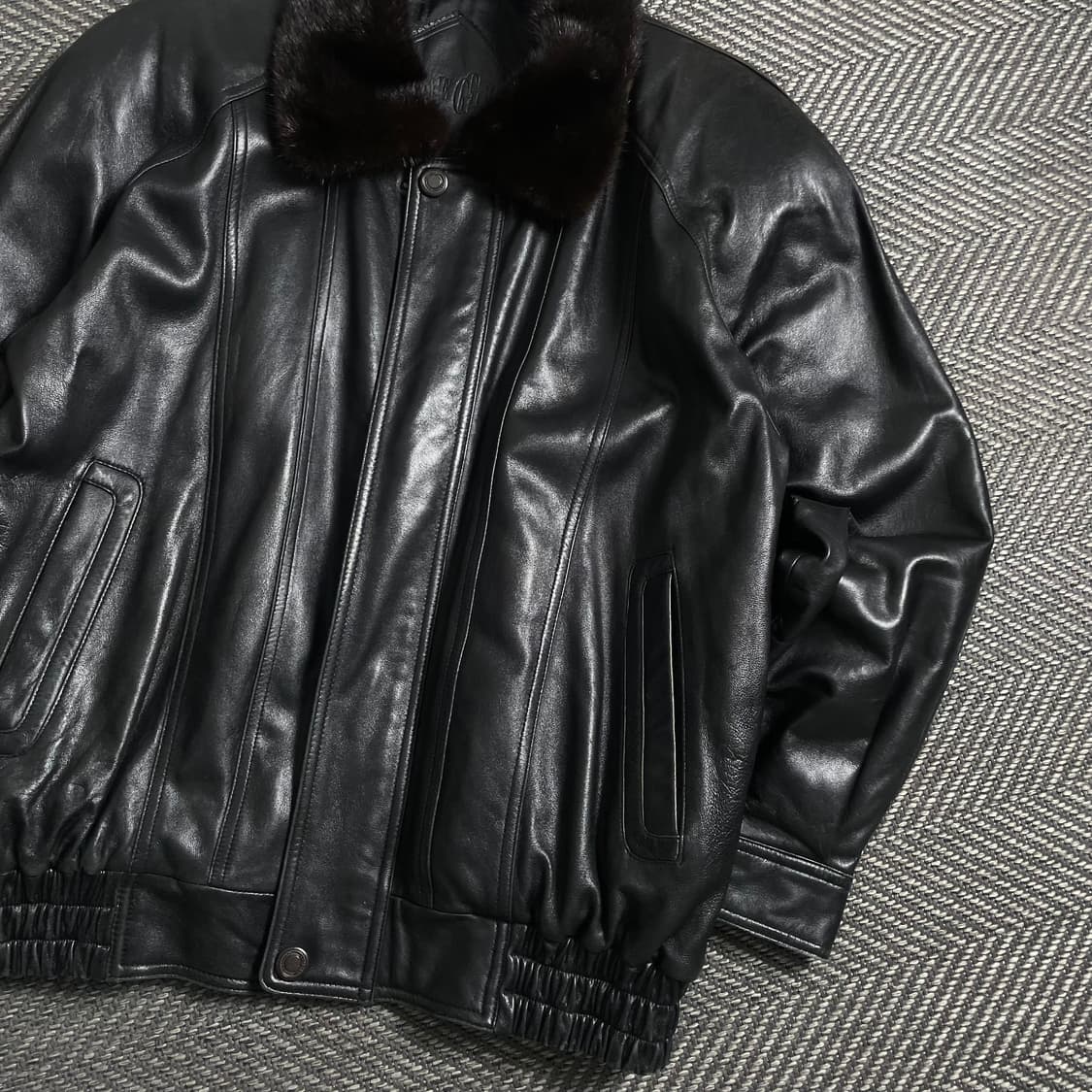 Arpeggio 아카이브 램스킨 퍼 무스탕 가죽자켓o 4985 상품이미지2