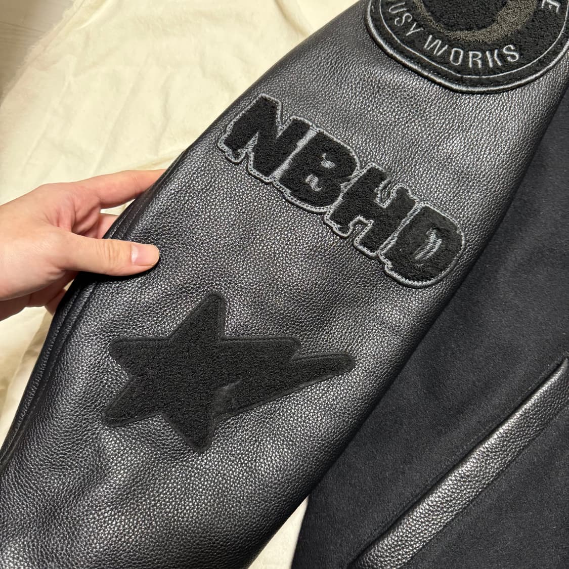 베이프 네이버후드 넘버링 50장 한정판 바시티 [2XL] 상품이미지9