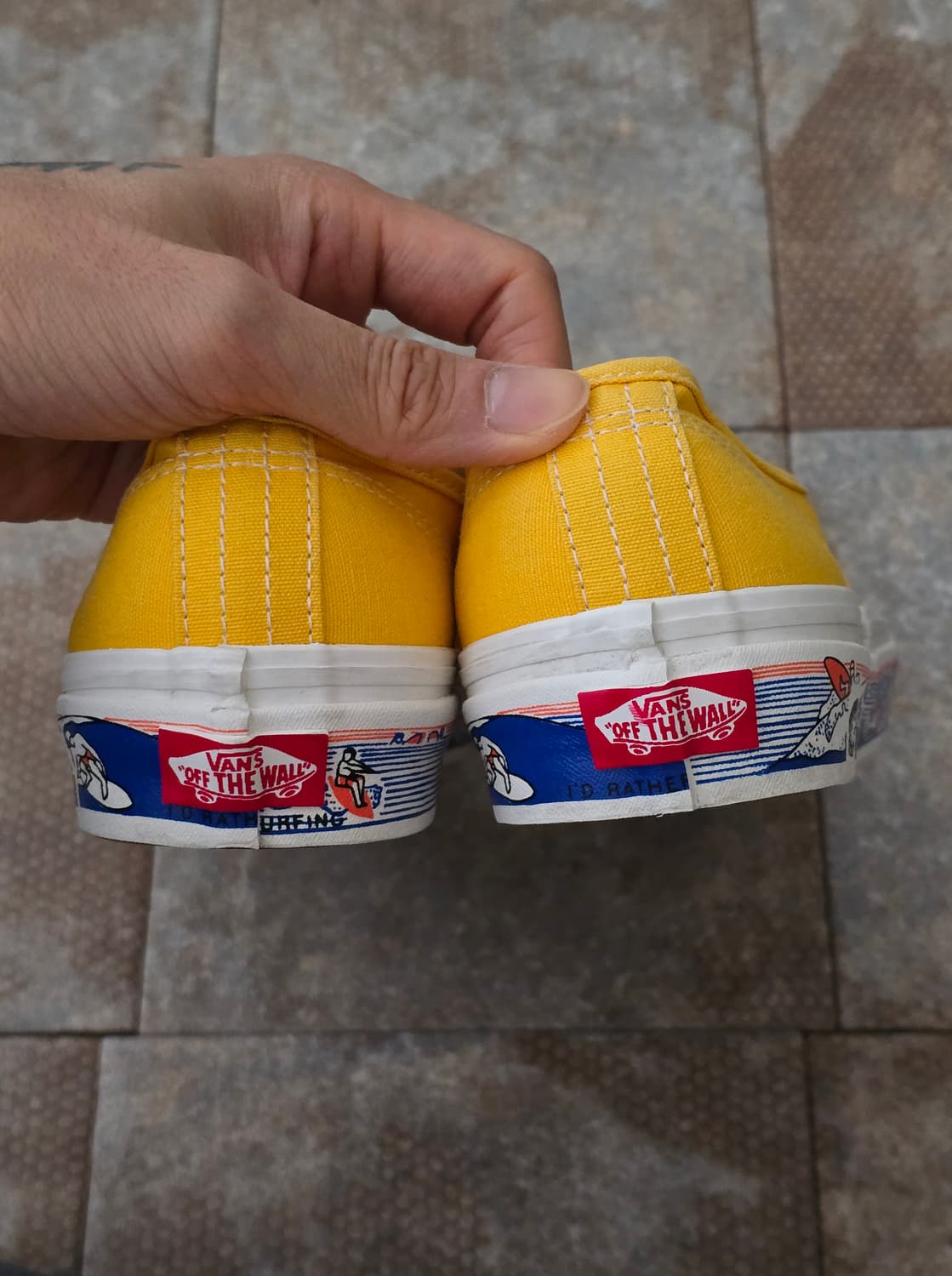 (260)반스 어센틱 44 dx 애너하임 사이드월 프린트 스니커즈 상품이미지9