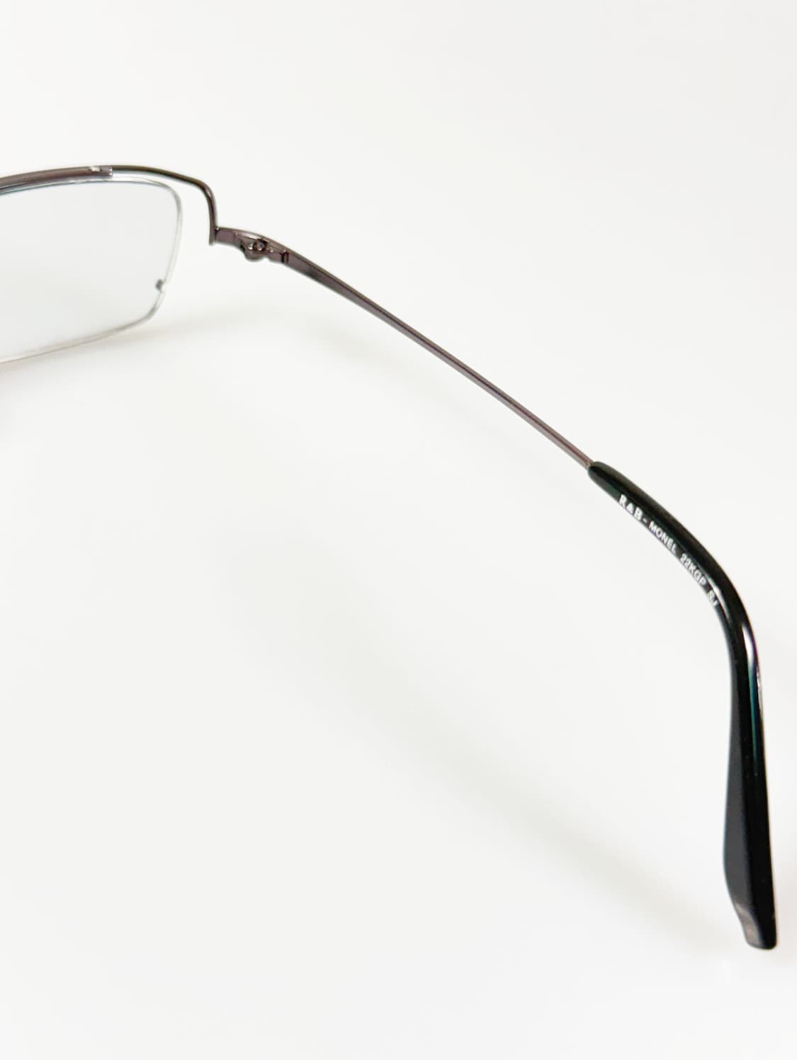 R&B EYEWEAR 반무테 스퀘어 메탈 빈티지 안경 상품이미지6