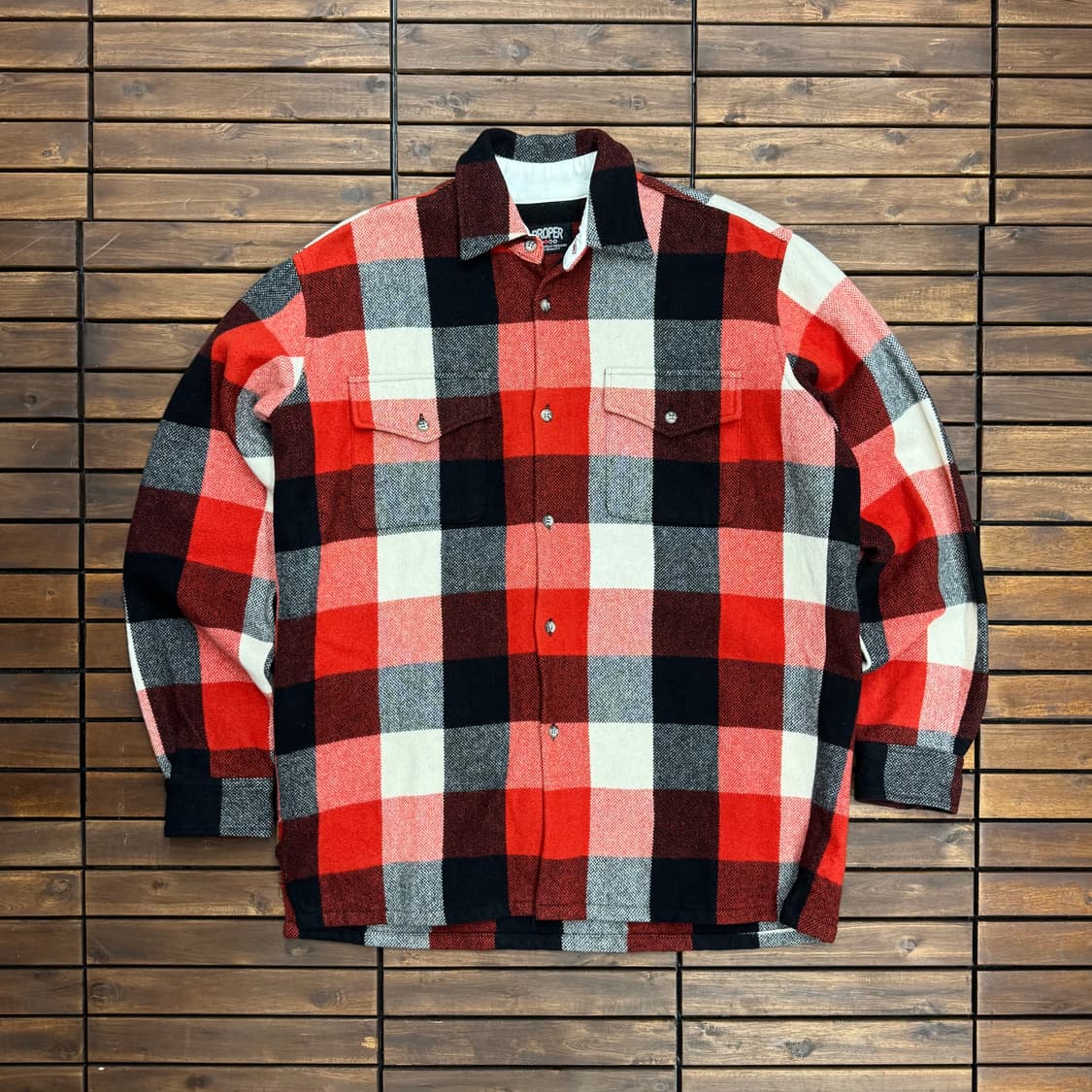 프로퍼 제팬 럼버잭 헤비 플란넬 셔츠 made in JAPAN (L)   상품이미지1