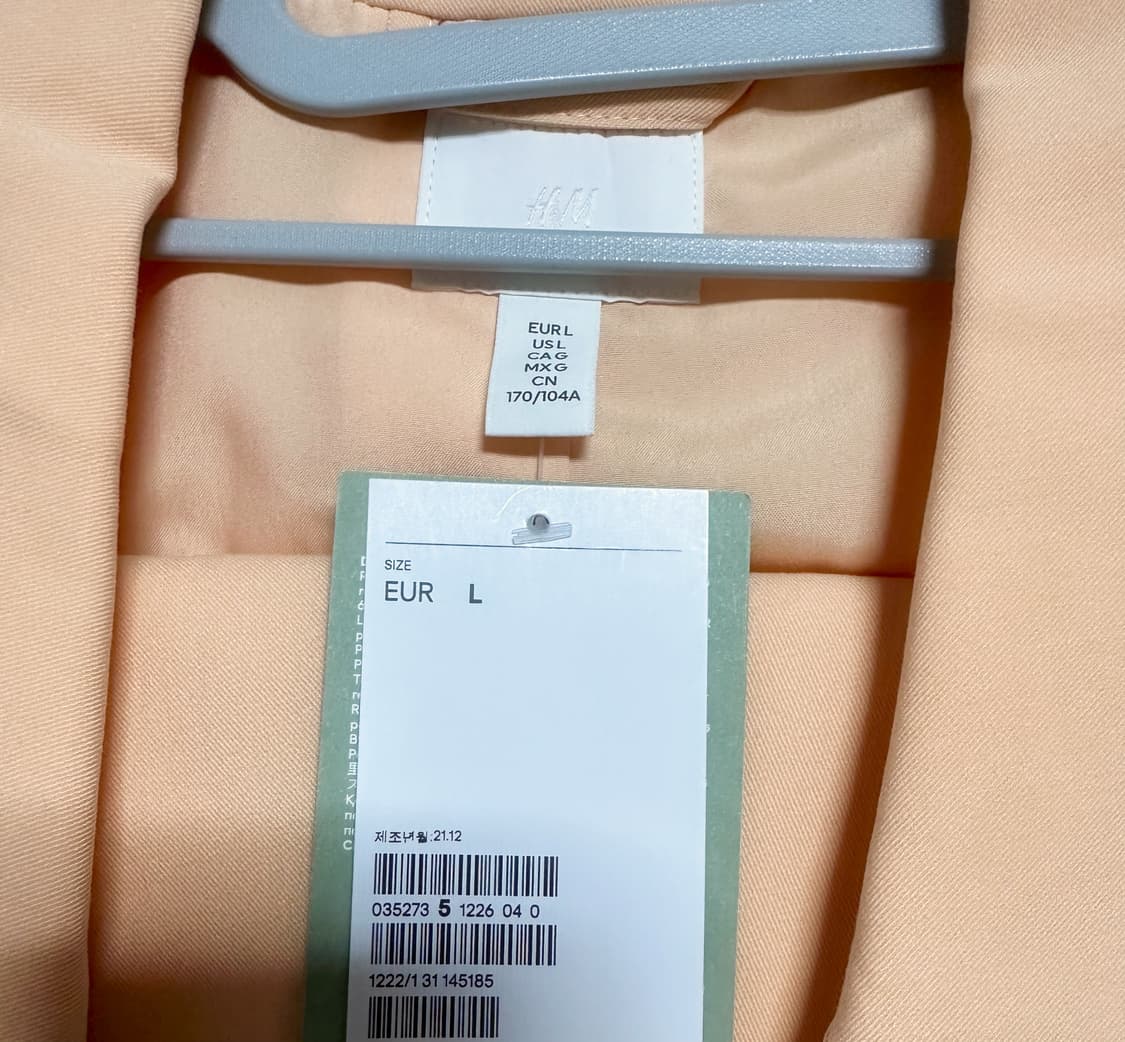 H&M 블레이져 팬츠 셋업 애프리콧  상품이미지5