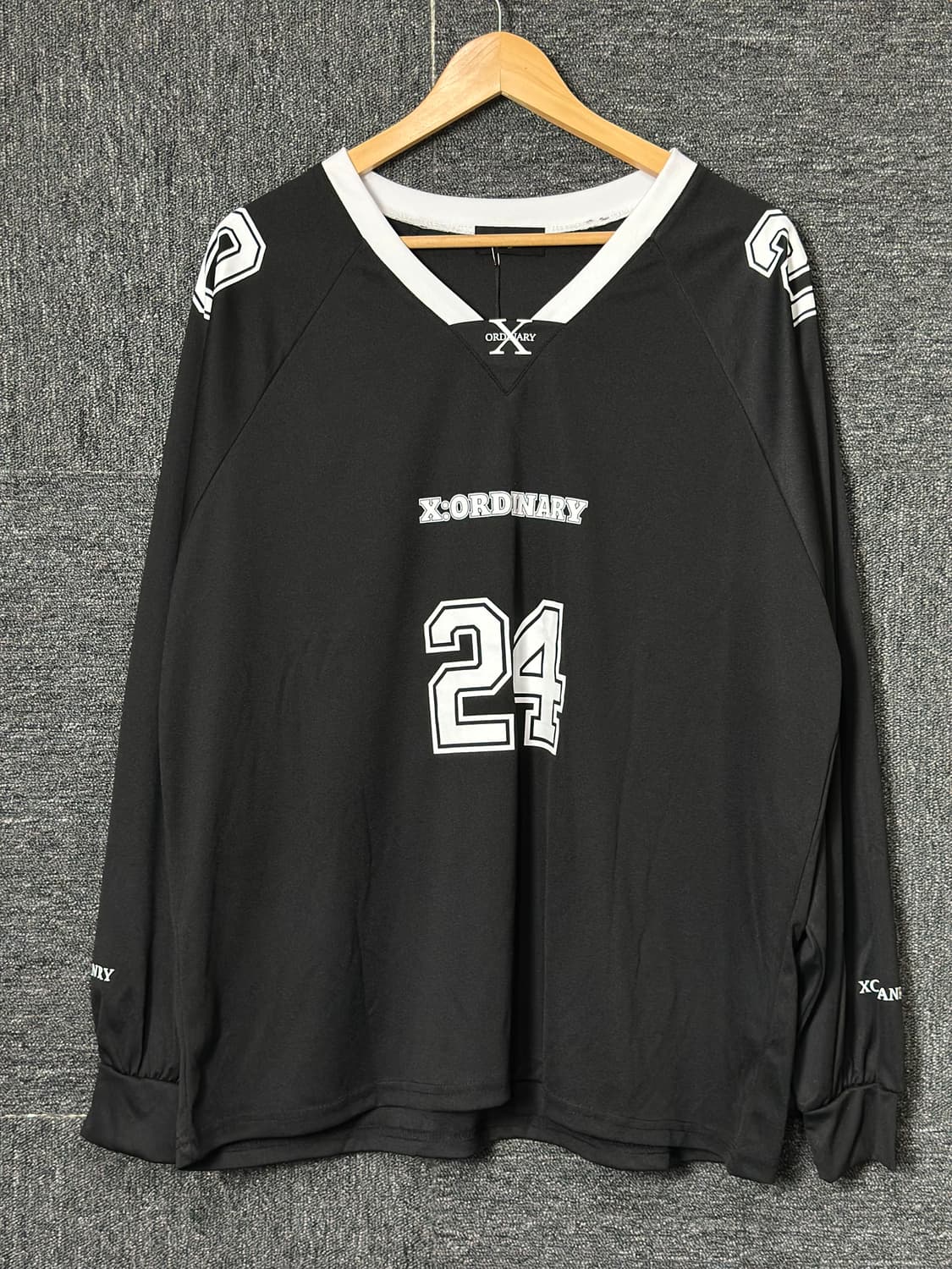 엑스오디너리 긴팔 티셔츠 블랙 50 상품이미지1