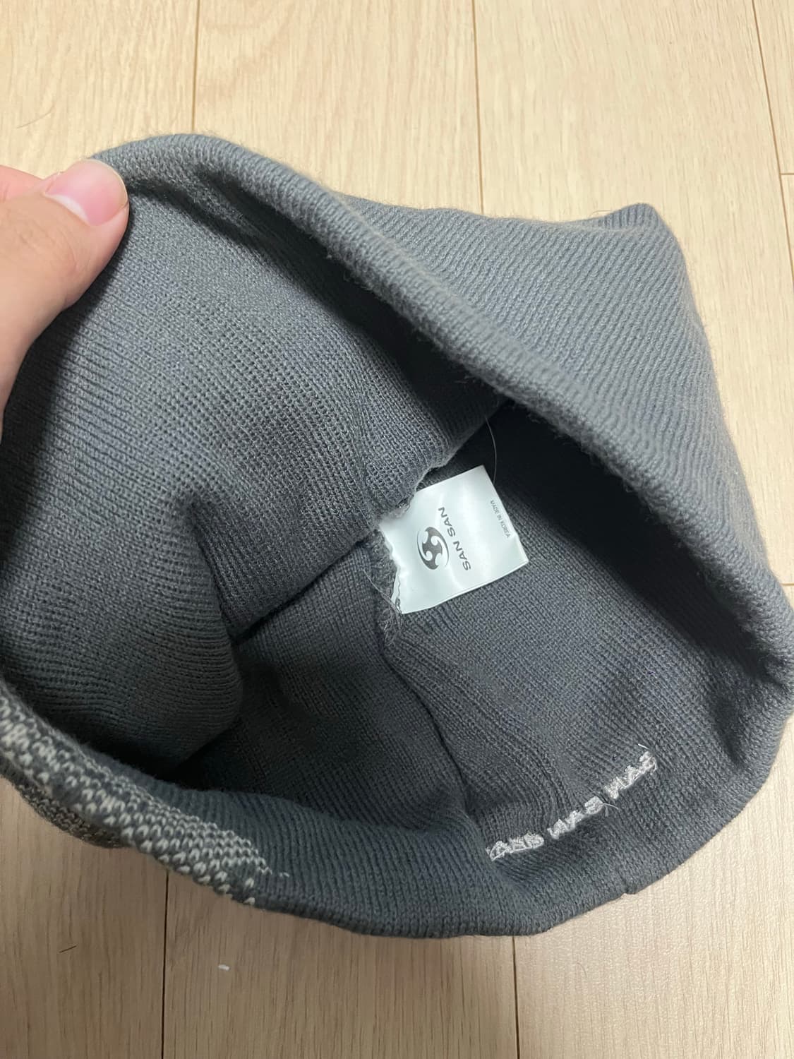 산산기어 회색 비니-23fw 상품이미지2