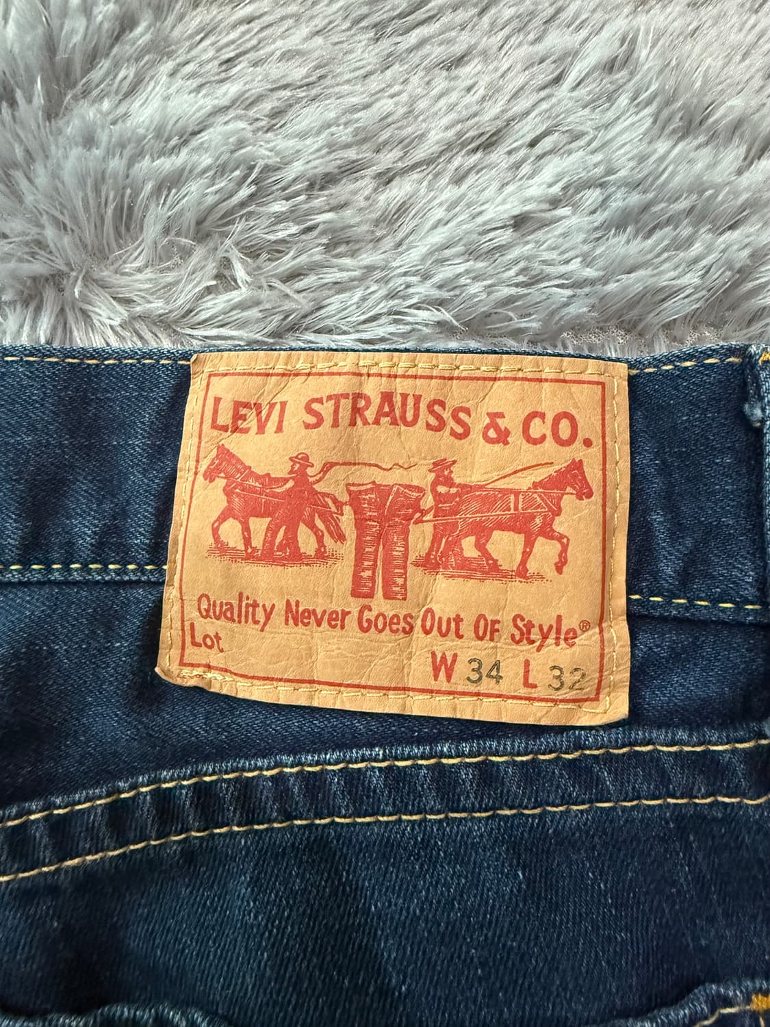 리바이스 00s 타입1 리얼 루즈 데님 팬츠 상품이미지4