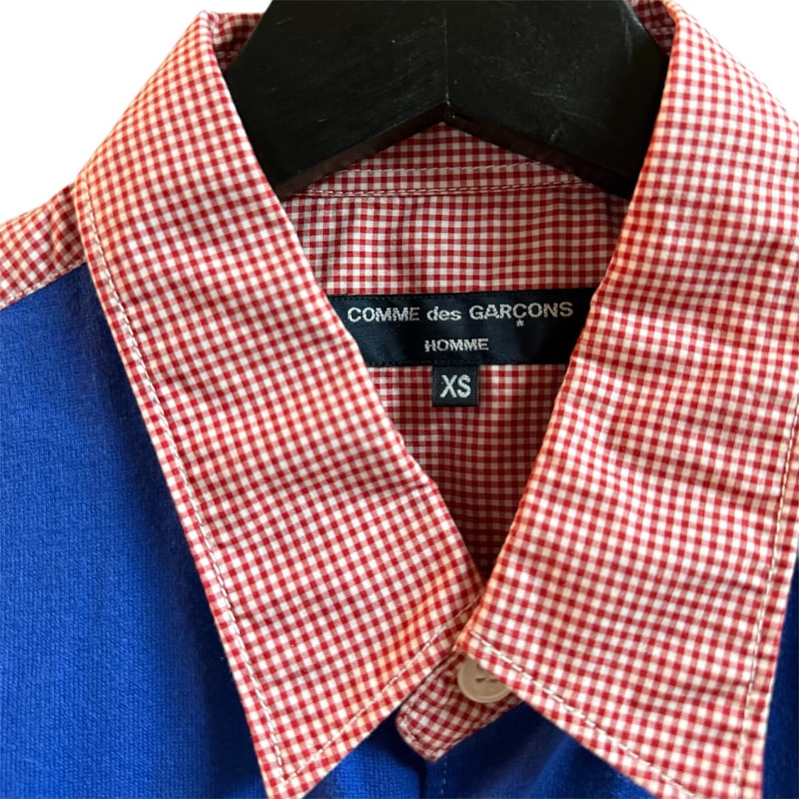 19aw 꼼데가르송 옴므 하이브리드 패치 셔츠 상품이미지5