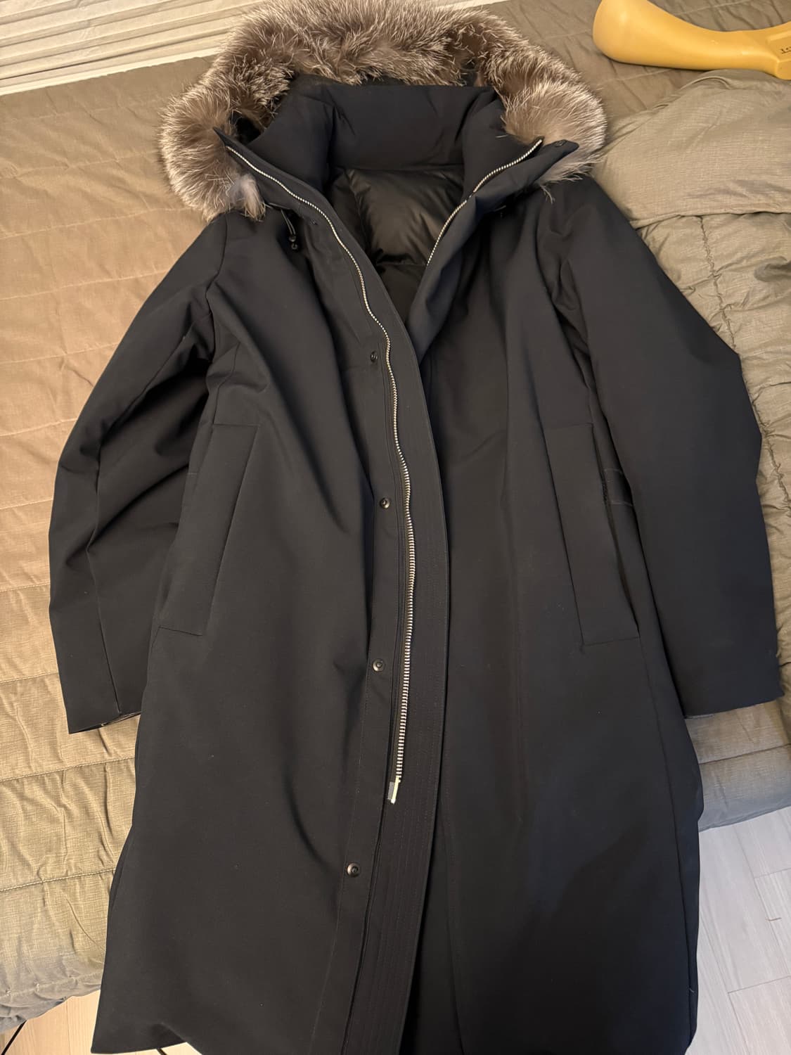 솔리드옴므 19FW 폭스퍼 패딩 다크네이비 46(95) 사이즈 상품이미지8