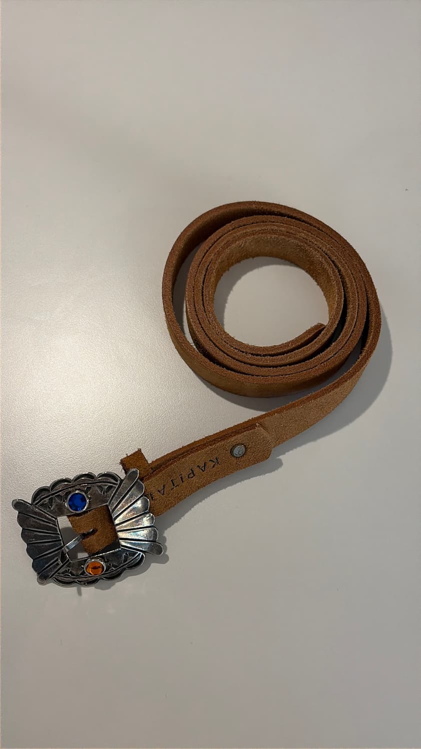 캐피탈 젬스톤 스웨이드 벨트 상품이미지1