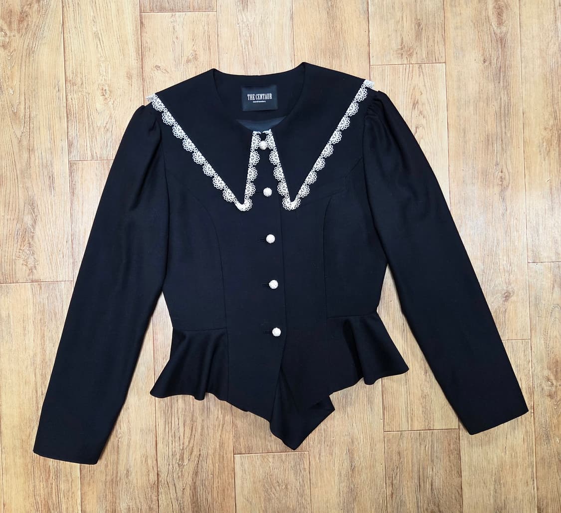 더센토르(CENTAUR) 이하이 레이스카라 블라우스자켓 55 새상품 상품이미지6