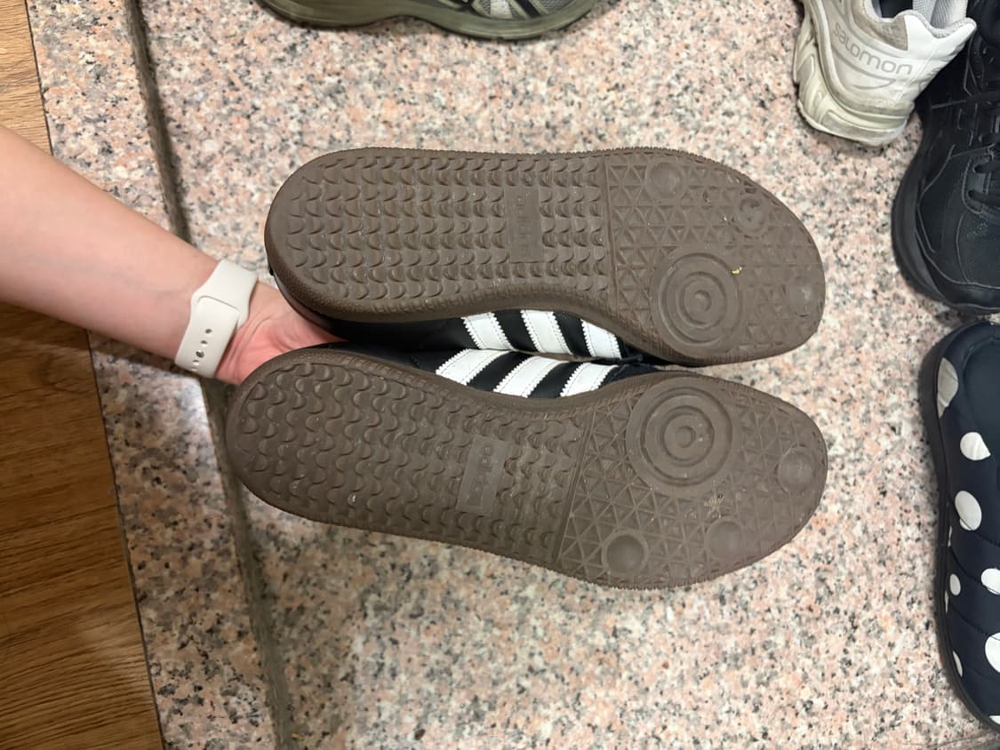 아디다스 삼바 OG 블랙 화이트 검 250 상품이미지4