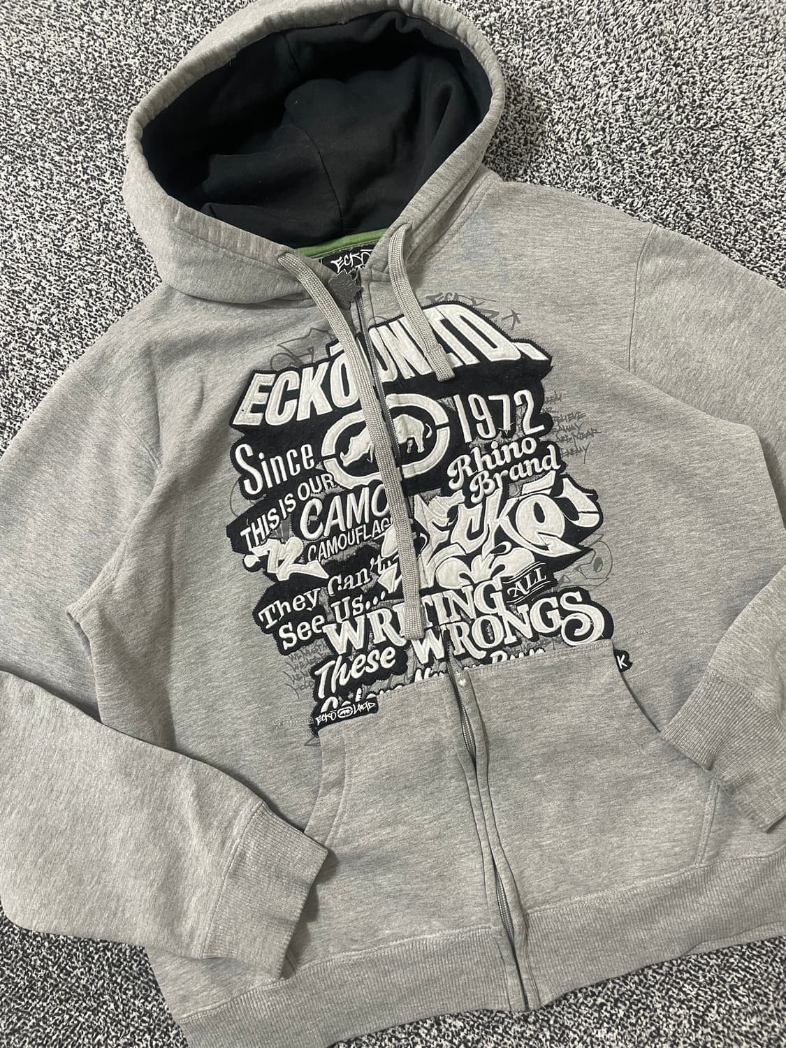 빈티지9. 에코언리미티드 올드스쿨 그래픽 후드집업 후디 Y2K 상품이미지2