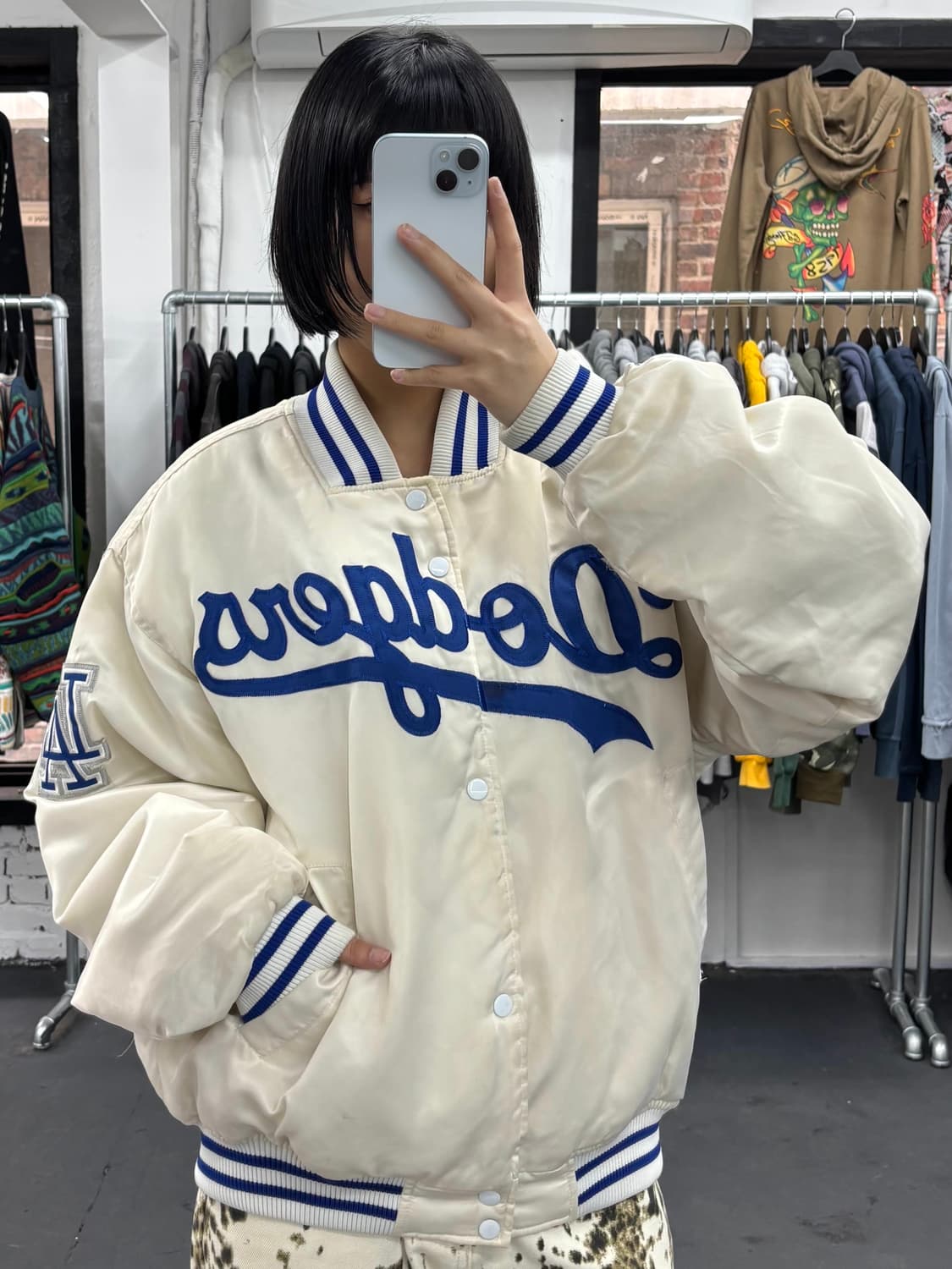 마제스틱 LA 다저스 바시티 자켓 상품이미지2