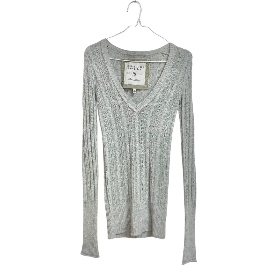 Aberrombie 아베크롬비 핀터깔 그레이 딱붙 니트아베니트 아베딱붙 상품이미지3