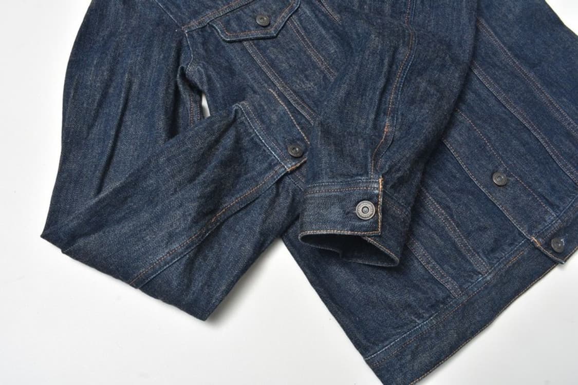 백넘버 데님 트러커 청자켓 L N1247 상품이미지2