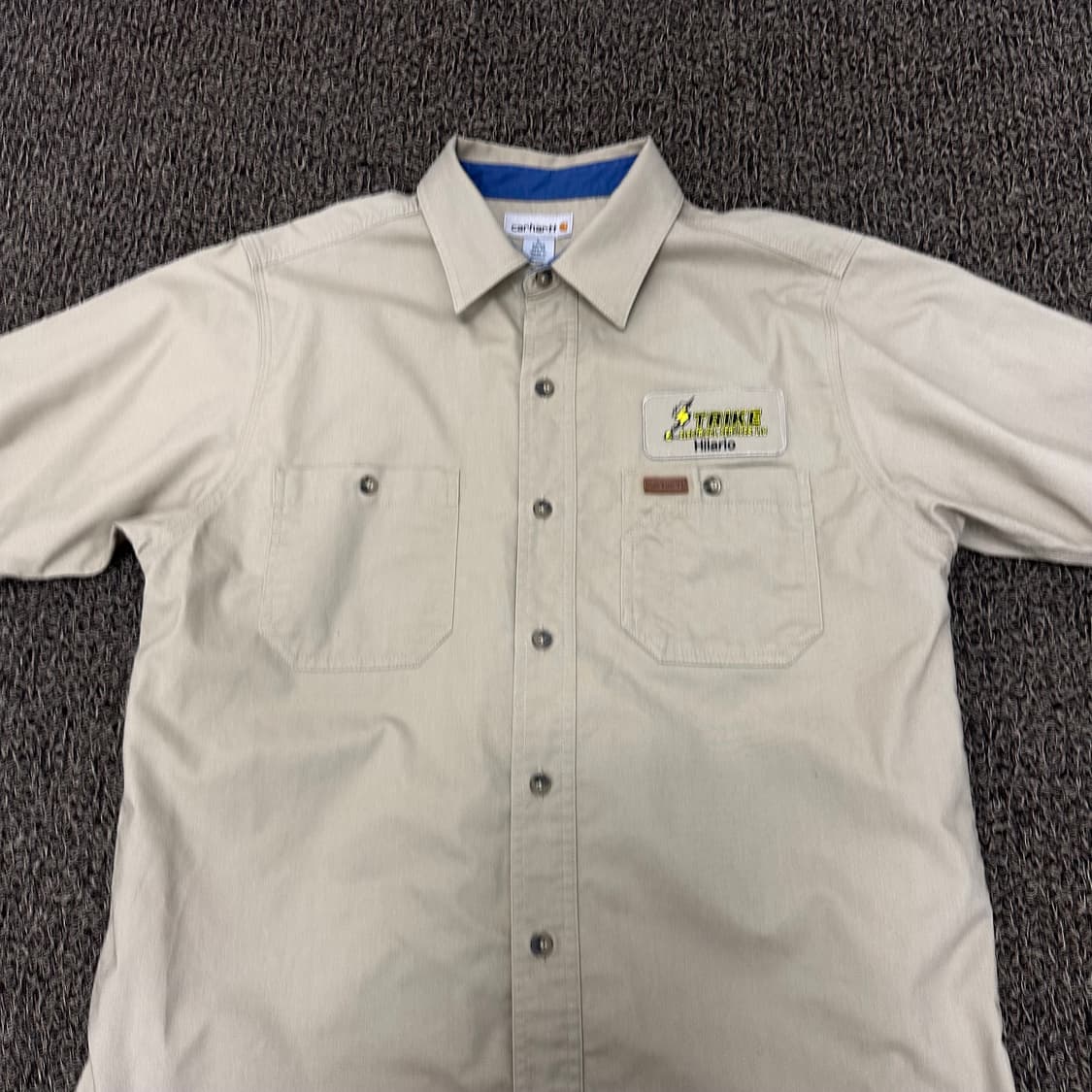 Carhartt 칼하트 워크 반팔 셔츠 베이지 L 상품이미지2