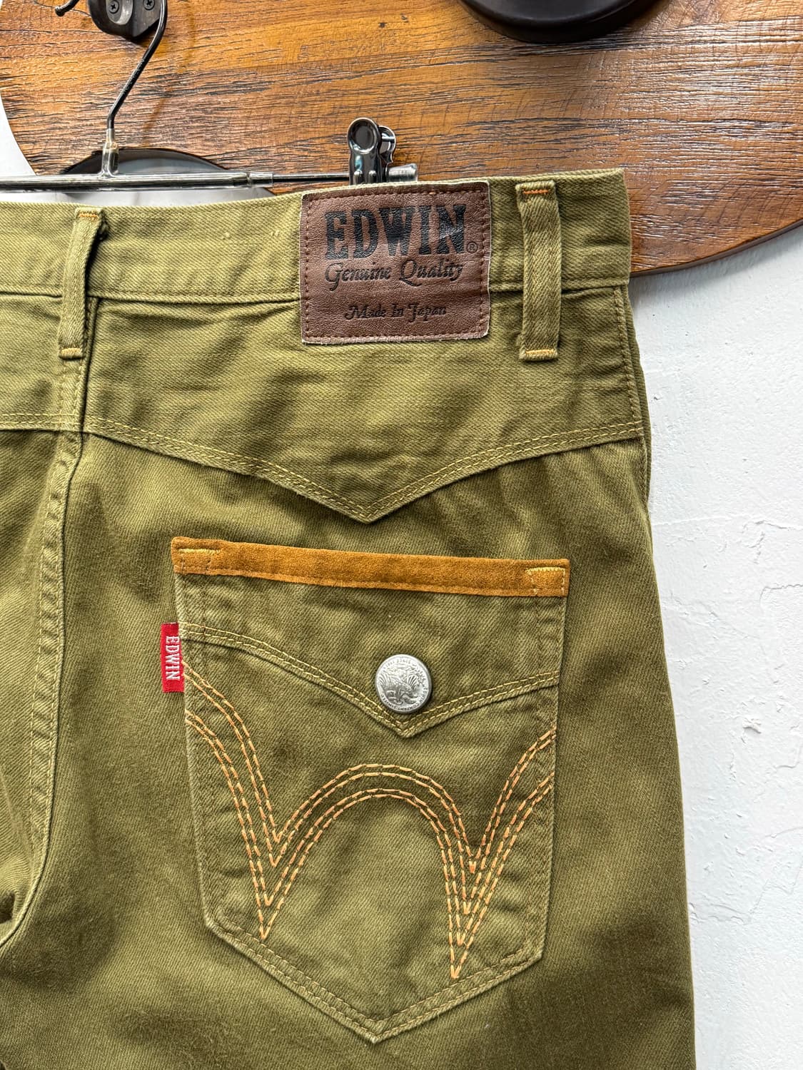 Japan EDWIN Western Cotton Chino Shorts 상품이미지3