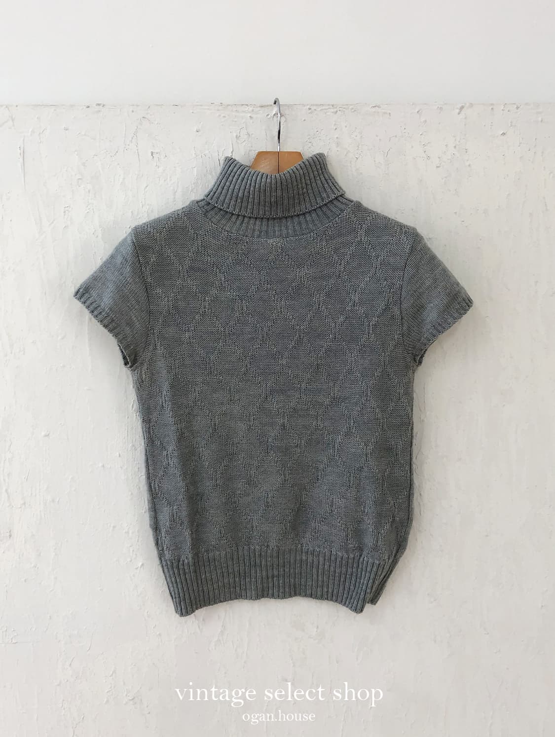 vintage knit short sleeve top 상품이미지1