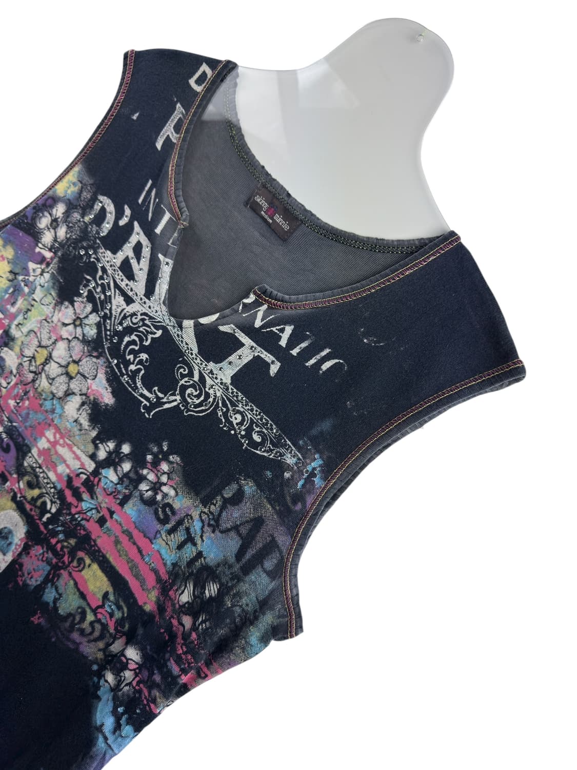 JPN Y2K 핀터 슬리브리스1252 상품이미지3