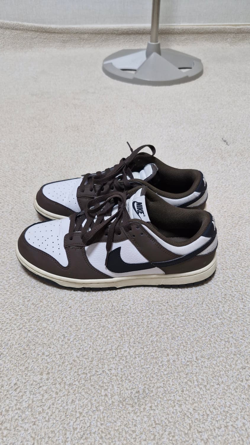 나이키 덩크 로우 화이트/브라운 265 상품이미지3