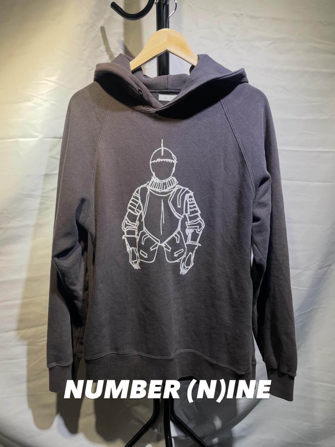 넘버나인 01SS 기사 후드티 (3) 상품이미지1