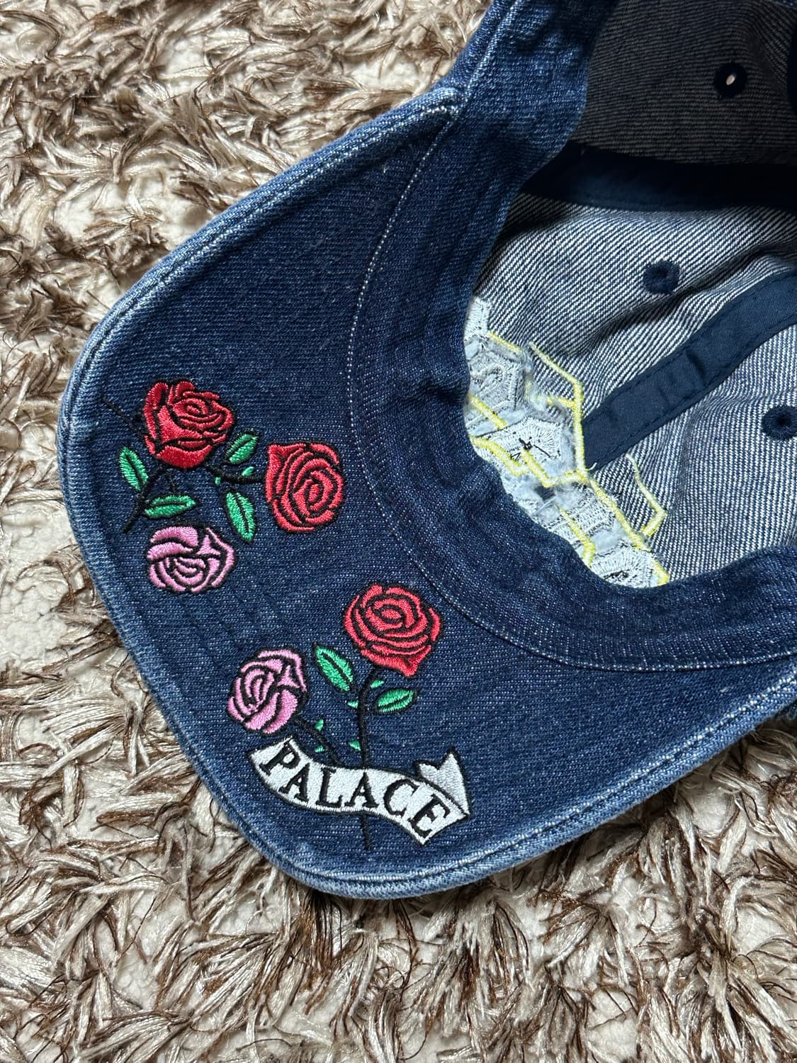 Palace 팔라스 해쉬 데님 6패널 볼캡 모자 (Washed Denim 상품이미지4