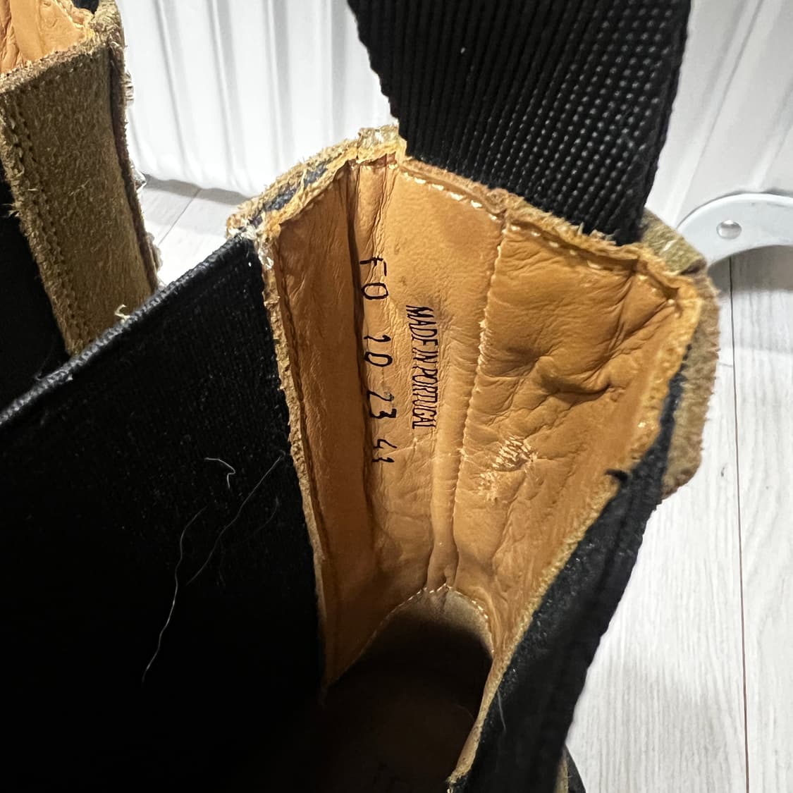 Toga Virilis 토가 카키 스웨이드 첼시 부츠 41 상품이미지6