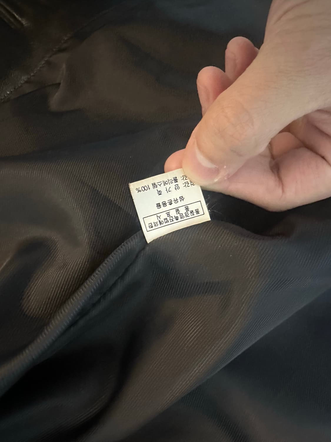 생로랑 중기장 레더자켓 상품이미지6