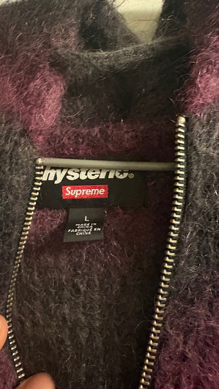 슈프림 x 히스테릭 글래머 모헤어 상품이미지4