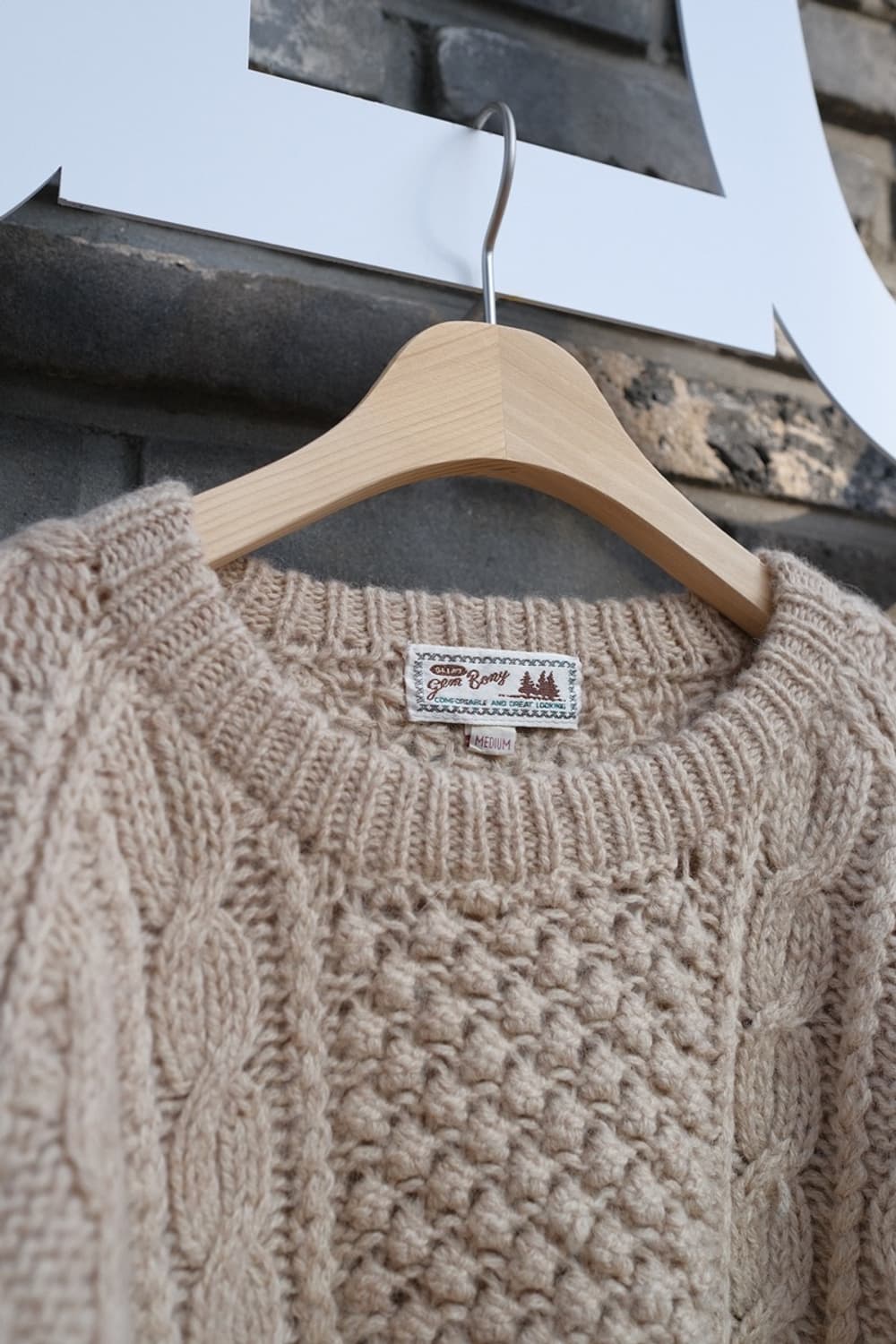 빈티지 헤비울 니트 상품이미지5