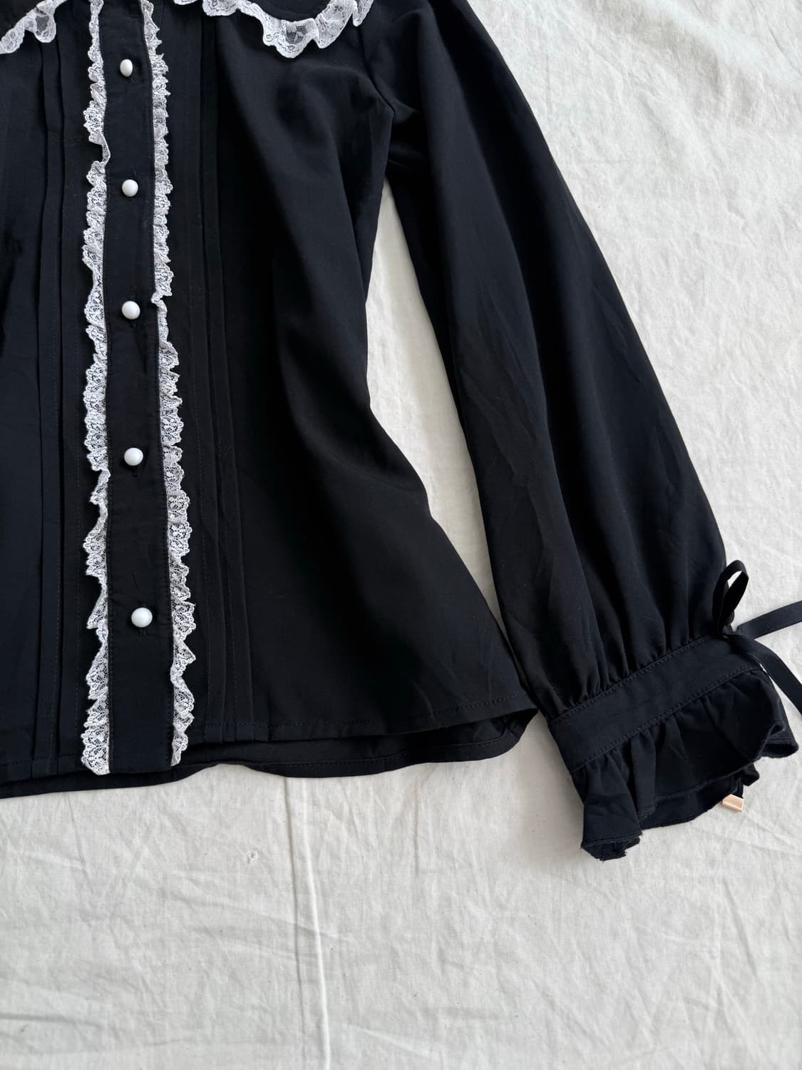 로지타 고스 로리 블랙 블라우스 상품이미지4