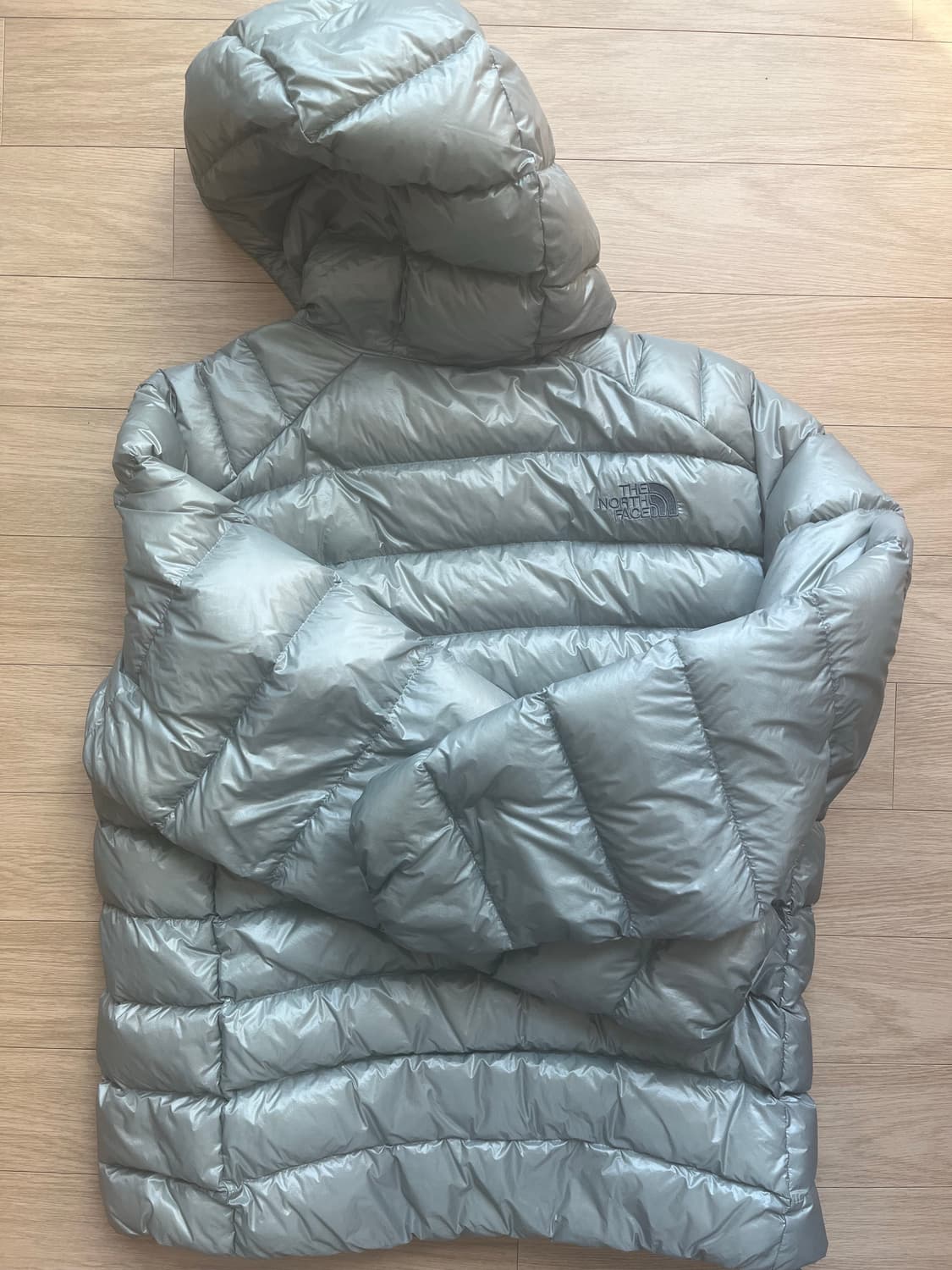 노스페이스 마티에르 EX RDS 다운 후디 라이트 그레이 - 25FW 상품이미지2