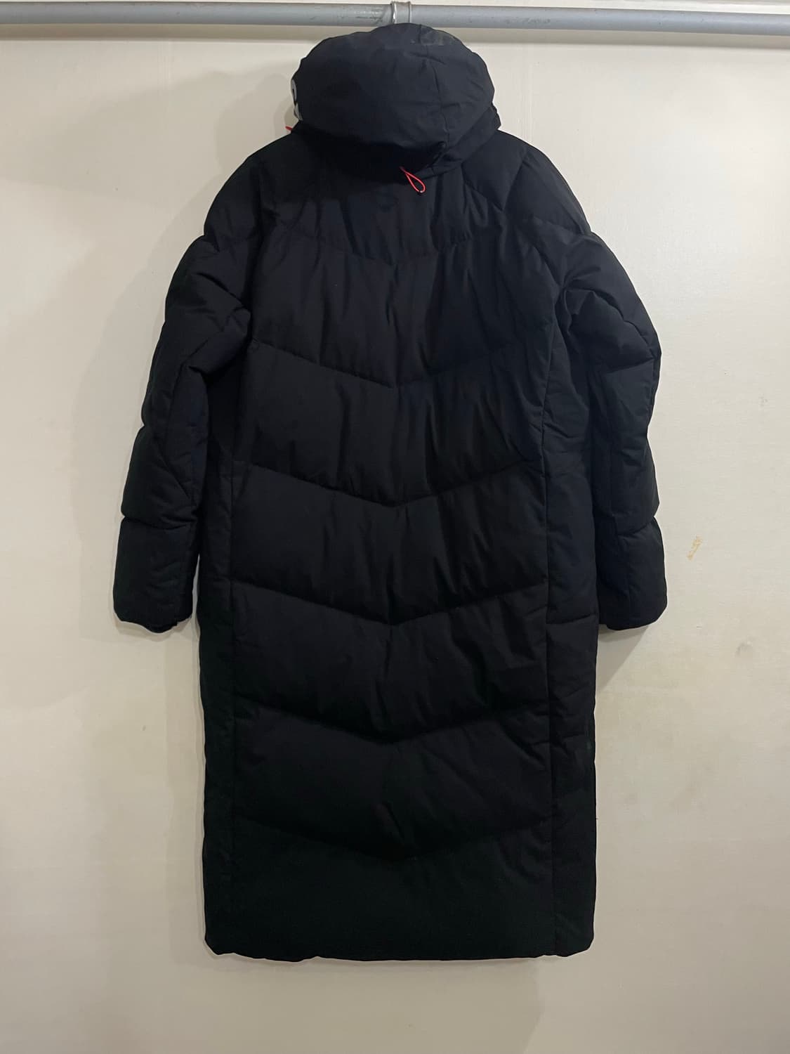 미즈노 MIZUNO 크로 스키 구스다운 롱패딩 블랙 상품이미지5