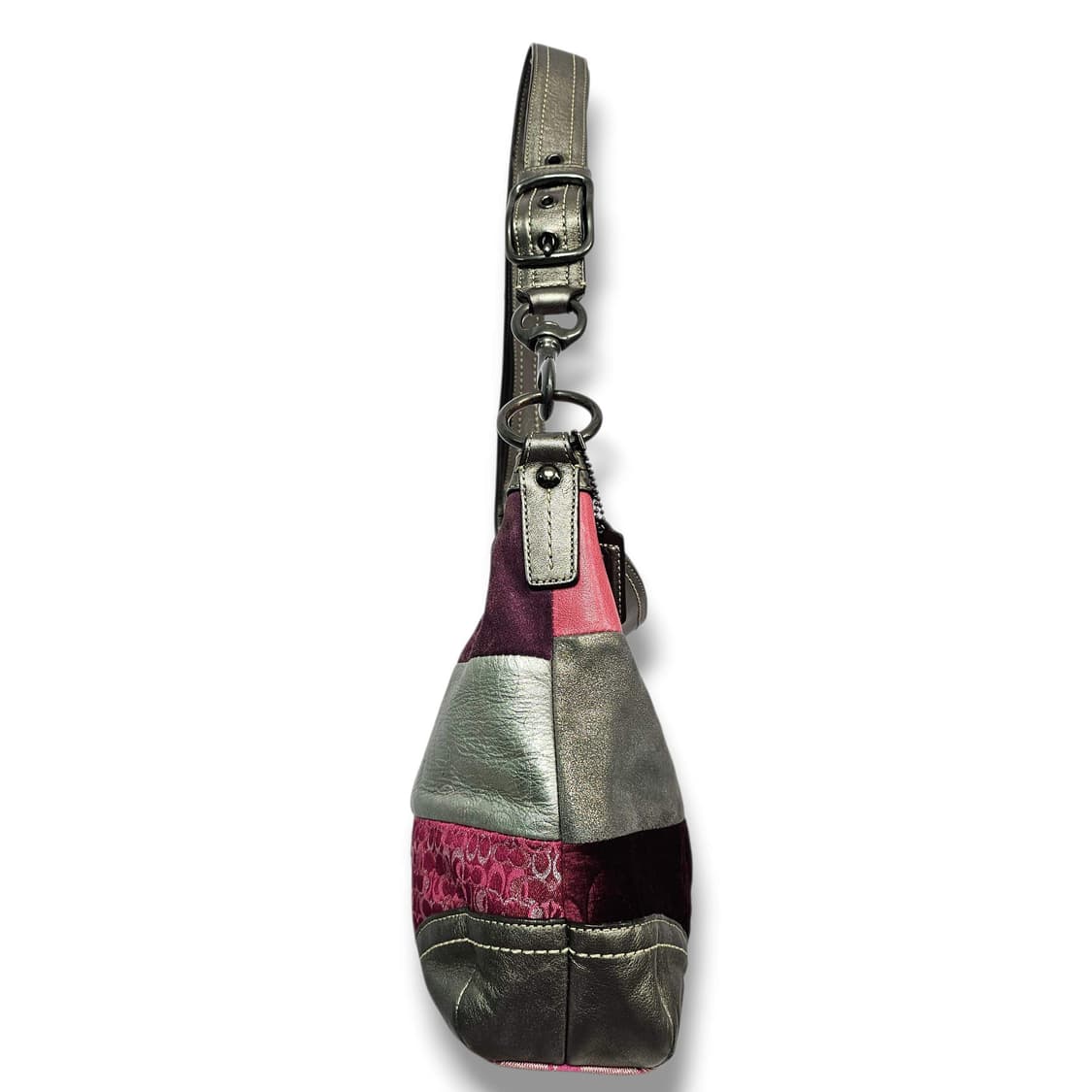 Coach 코치 핑크 패치워크 호보 숄더백 상품이미지4