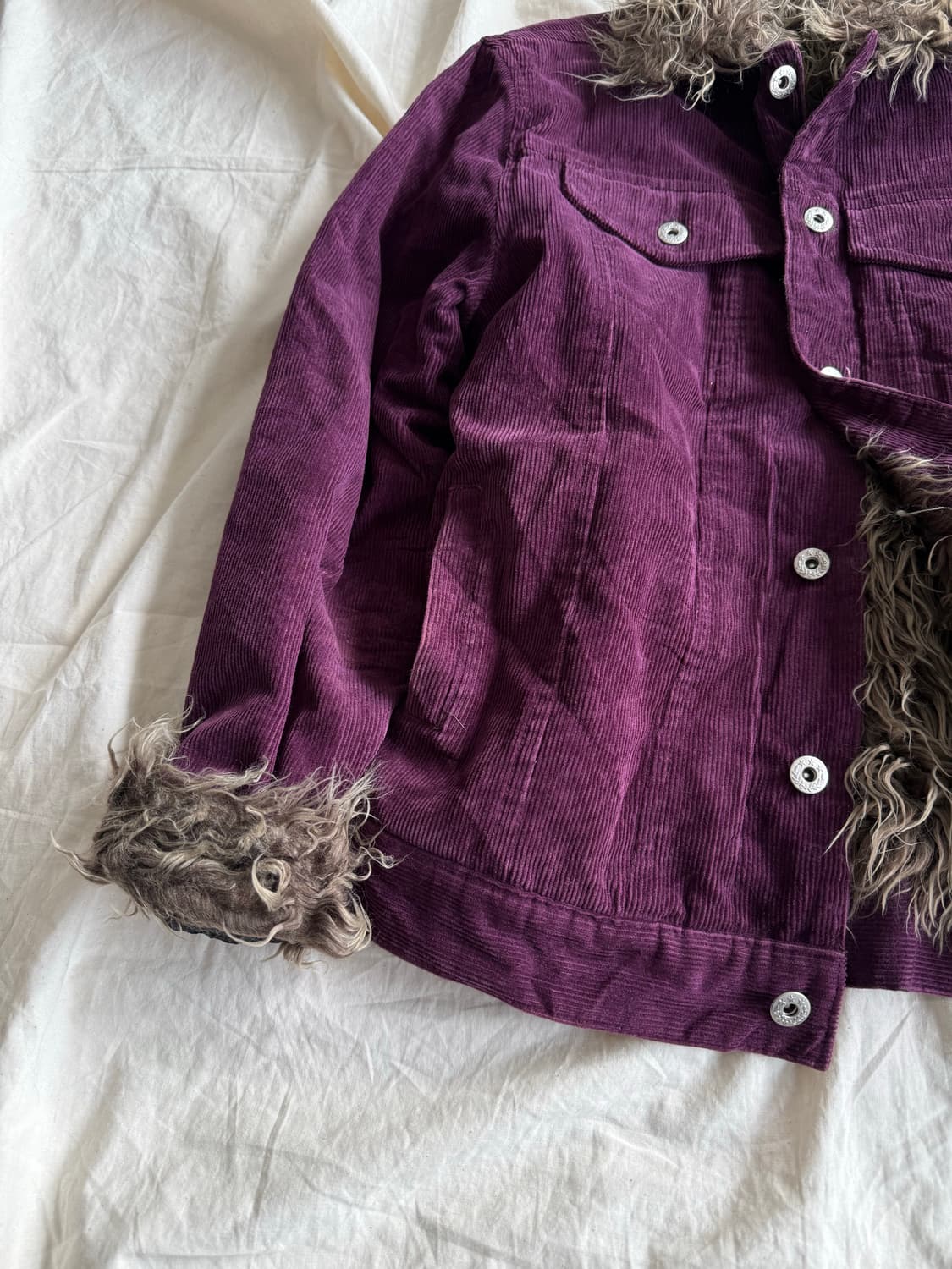 펑투케 와투케 나나펑크 코듀로이 퍼 자켓 상품이미지2