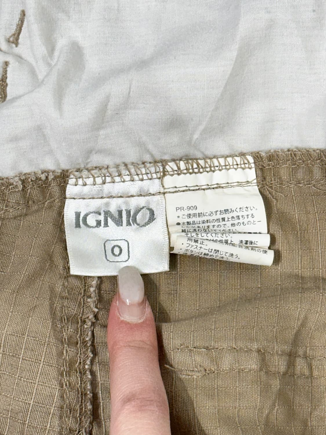 일본 빈티지 IGNIO 밀리터리 데저트 카모 와이드 카고 팬츠 군대 바지 상품이미지7