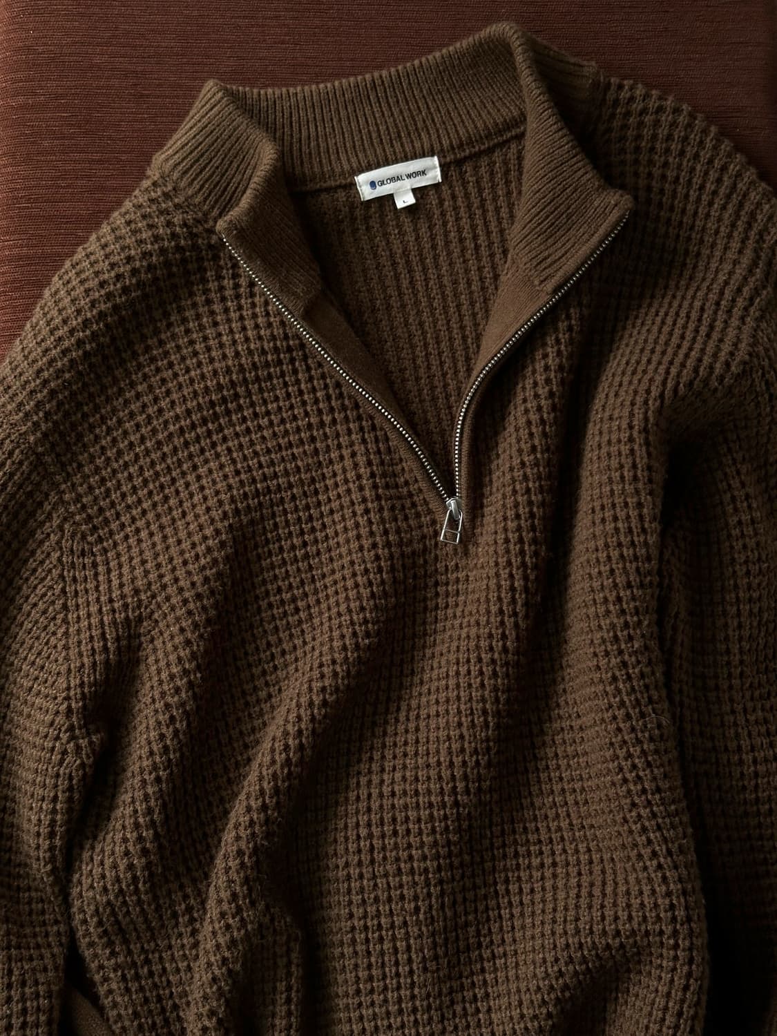 Middle gauge fisherman knit top 상품이미지2