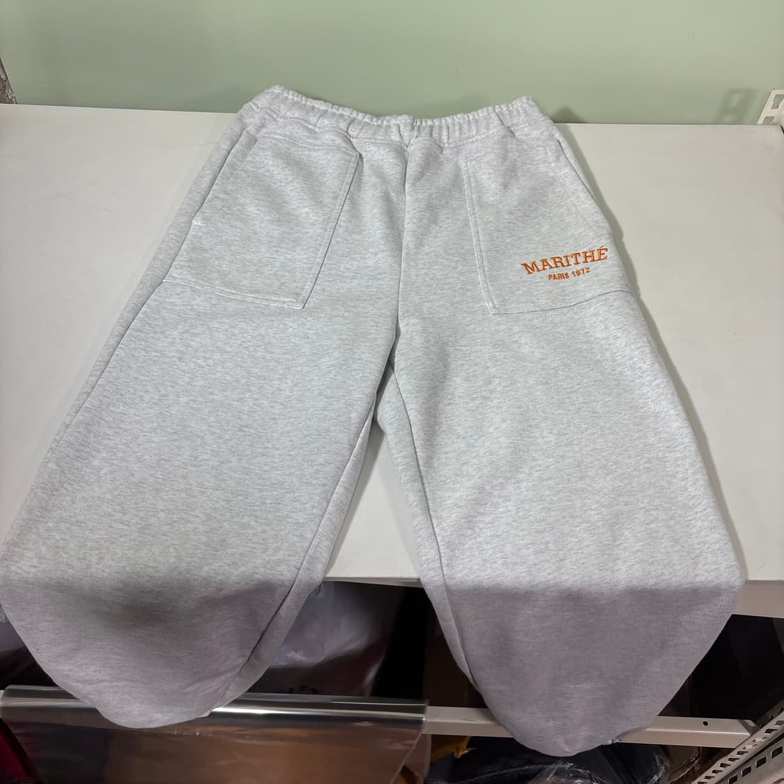 M 마리떼 프랑소와 저버 멜란지그레이 스웻 조거팬츠 상품이미지2