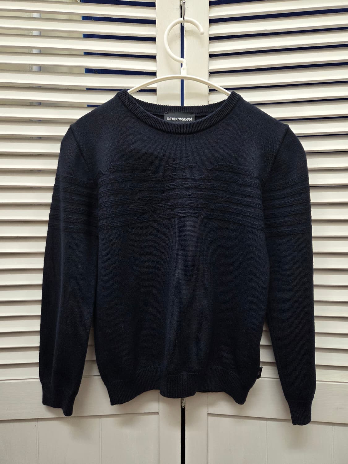 엠포리오아르마니 키즈 버진울 니트 스웨터 상품이미지1