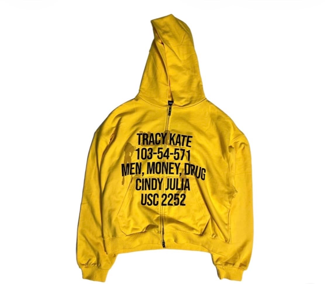 파코서플라이 옐로우 후드집업 상품이미지1