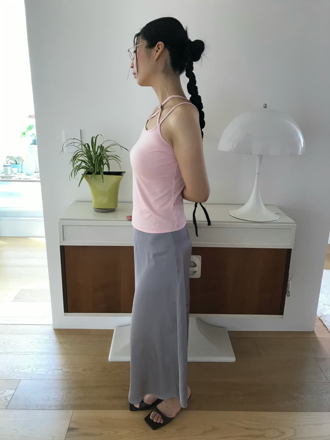 vintage grey skirt 상품이미지4