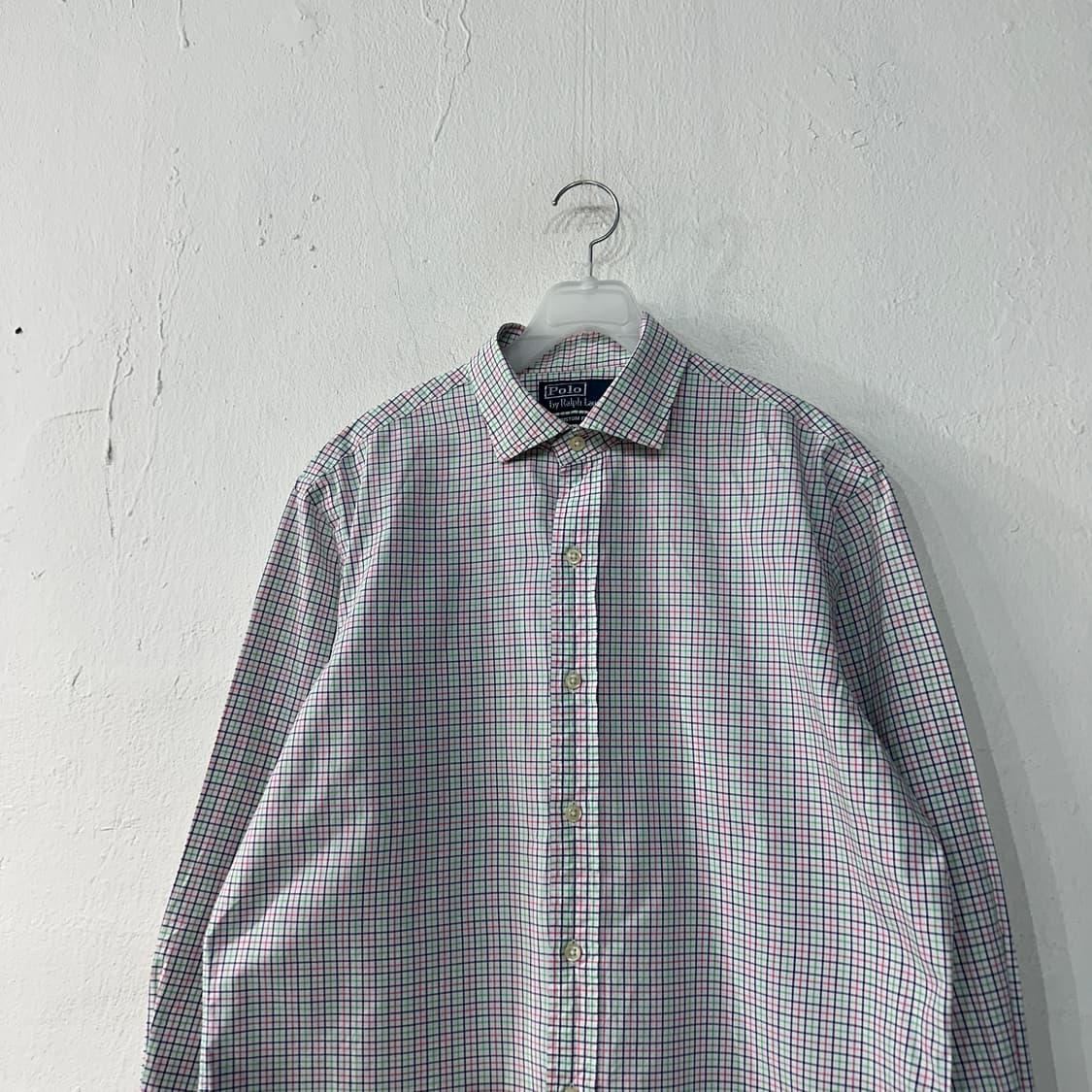 폴로랄프로렌 잔체크 셔츠 M 상품이미지2