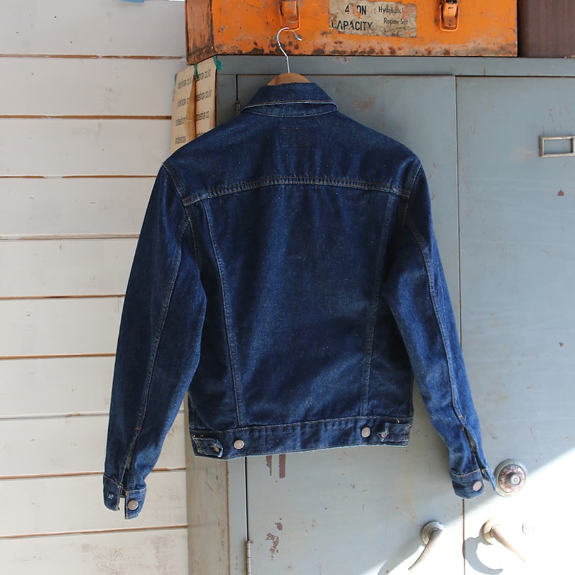 (착용컷) 90's 리바이스 70505-0217 데님 트러커 자켓 95 상품이미지4