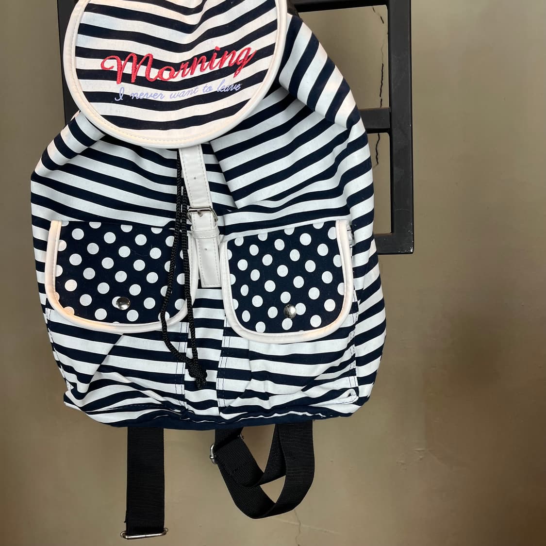 단가라 모리 도트 백팩 상품이미지4