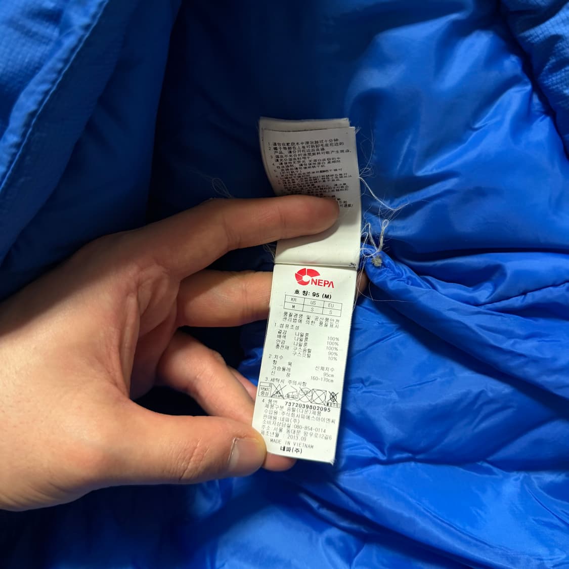 네파 800필 그린란드 다운 패딩자켓 상품이미지5