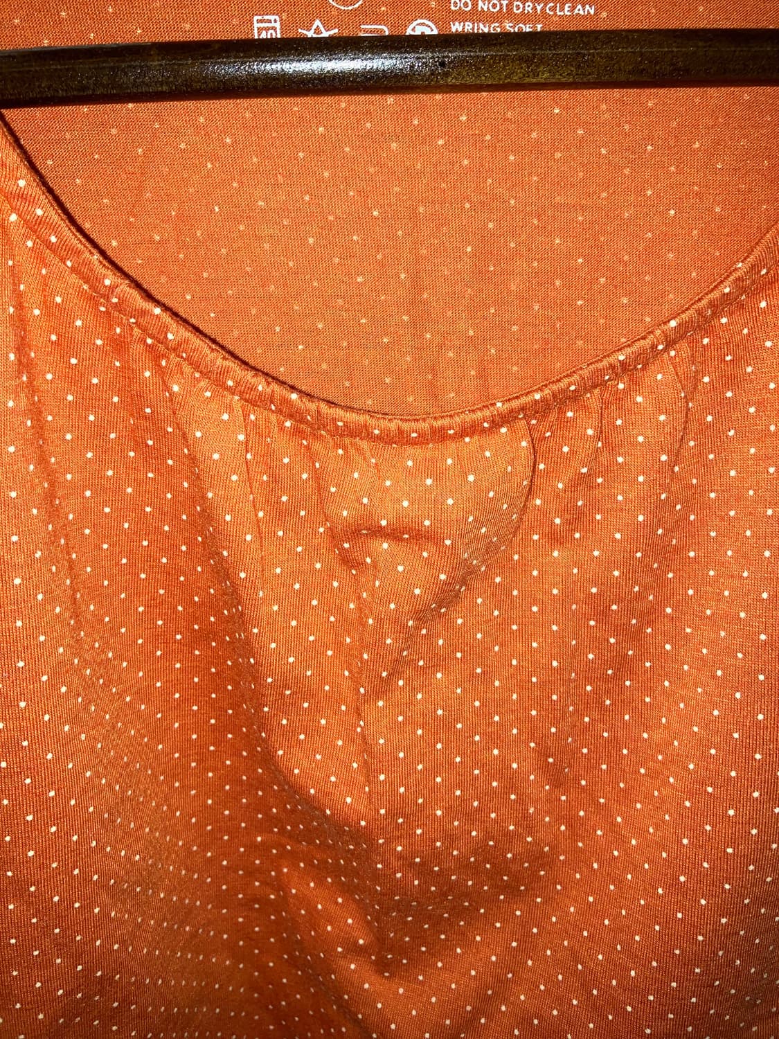 💌 Puff shoulder orange T-shirt. 상품이미지3