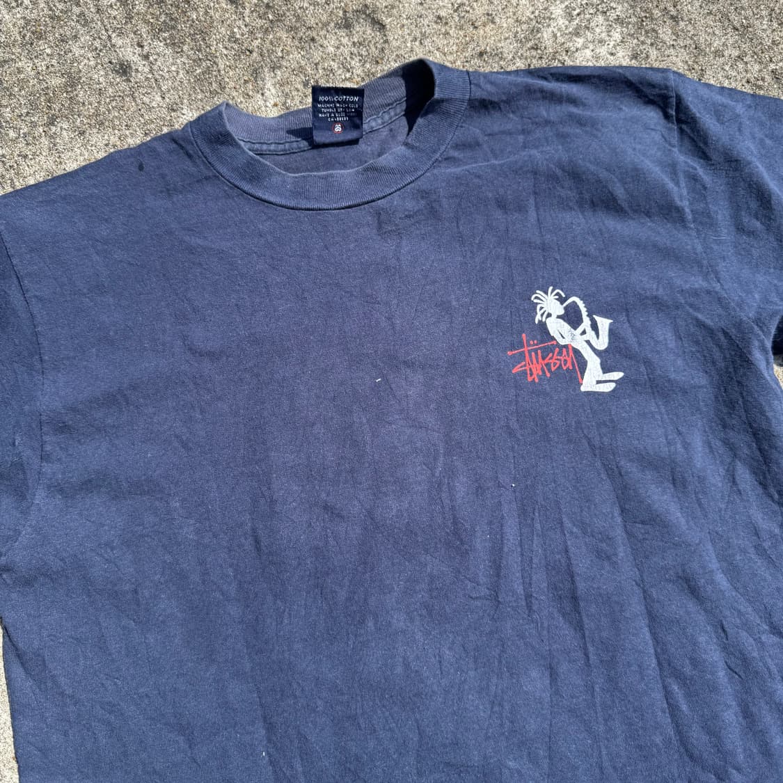 [L] 90s Stussy 스투시 Jazzman 재즈맨 반팔티 상품이미지5