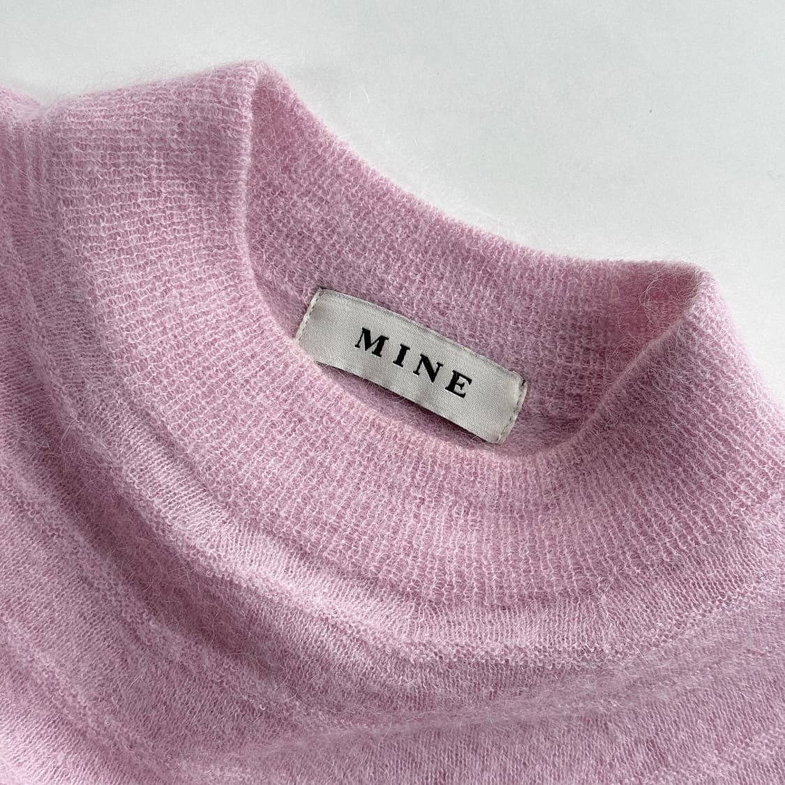 마인 MINE 울 모헤어 니트 탑 상품이미지2