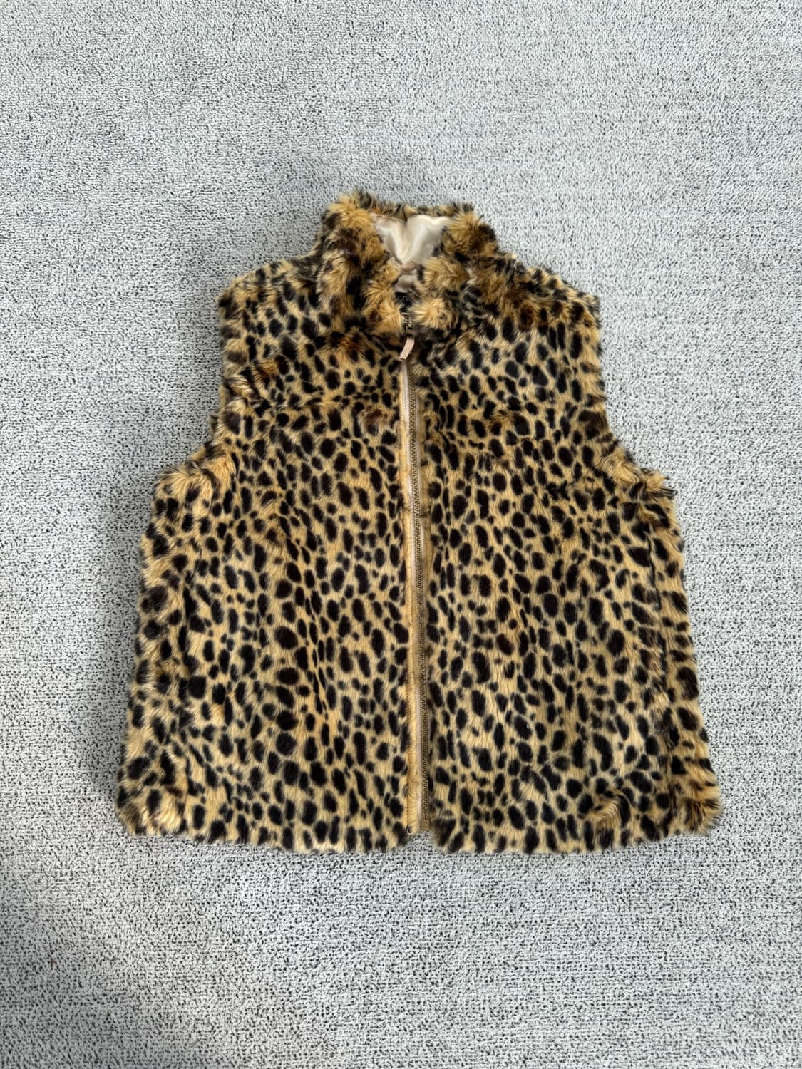 호피 퍼 베스트 상품이미지4