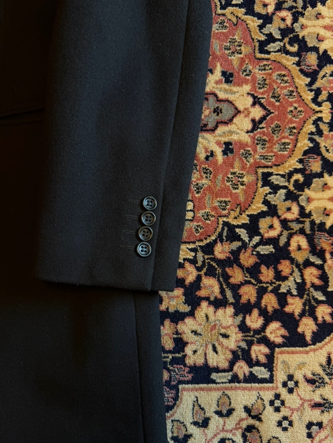 아르마니 꼴레지오니 캐시미어 플란넬 탑코트 105 상품이미지5