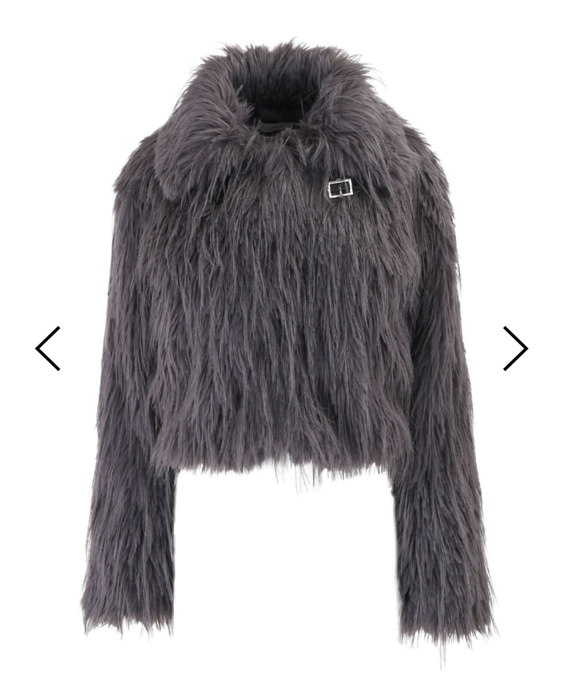 킴서울 퍼자켓 차콜 상품이미지2